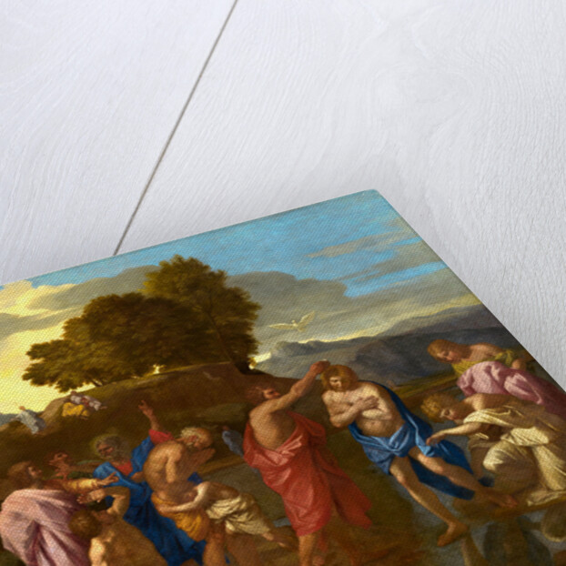 The Baptism of Christ by Nicolas Poussin