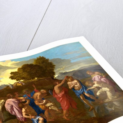 The Baptism of Christ by Nicolas Poussin