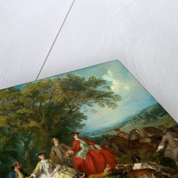 Picnic after the Hunt, probably c. 1735-1740 by Nicolas Lancret