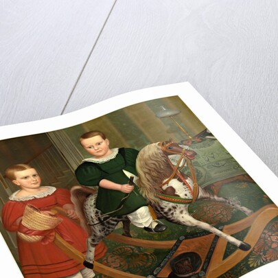 American, The Hobby Horse, c. 1840 by Robert Peckham