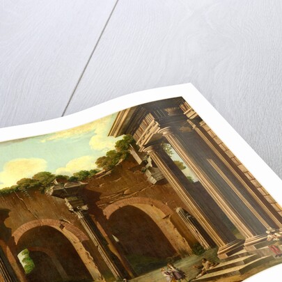 Italian, The Basilica of Constantine with a Doric Colonnade by Niccolô Codazzi