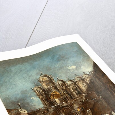 Italian, Temporary Tribune in the Campo San Zanipolo, Venice, 1782 or after by Francesco Guardi