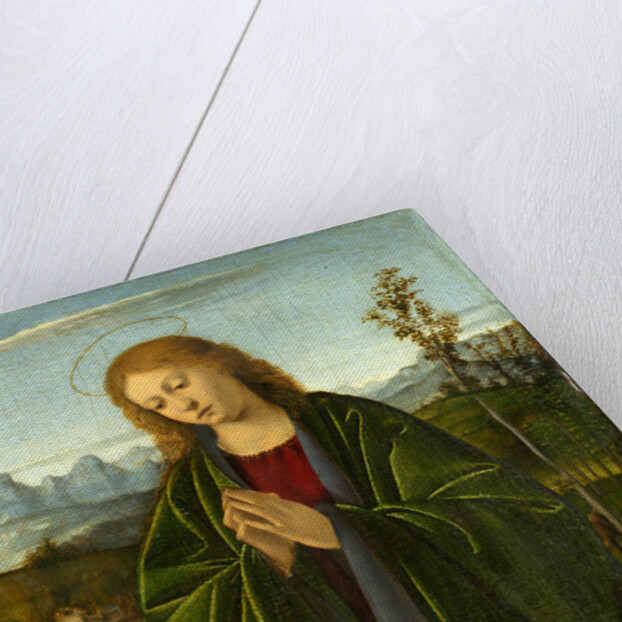 Italian, Madonna Adoring the Child, c. 1520 by Marco Basaiti