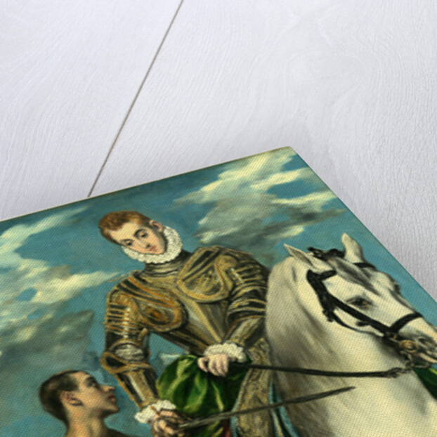 Saint Martin and the Beggar by El Greco