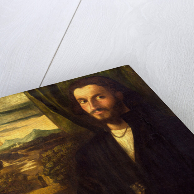 Italian, Portrait of a Man with a Dog, c. 1520 by Cariani