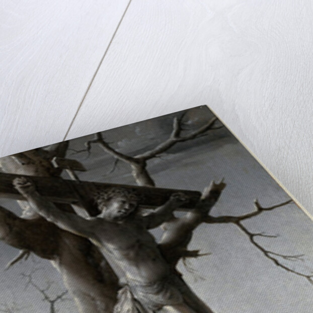 Saint Jerome Penitent left panel by Jan Gossaert