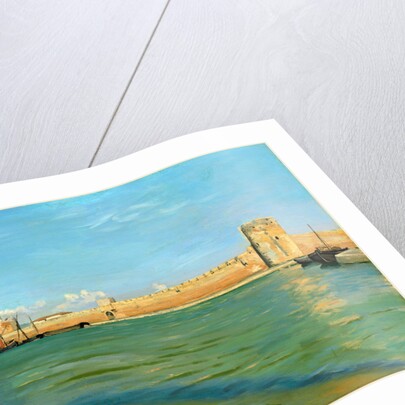 The Ramparts at Aigues-Mortes, 1867 by Frédéric Bazille