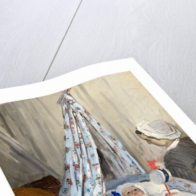 The Cradle-Camille with the Artist's Son Jean, 1867 by Claude Monet