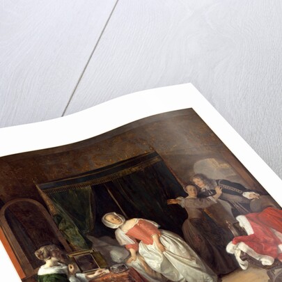 Dutch, The Intruder, c. 1660 by Gabriel Metsu