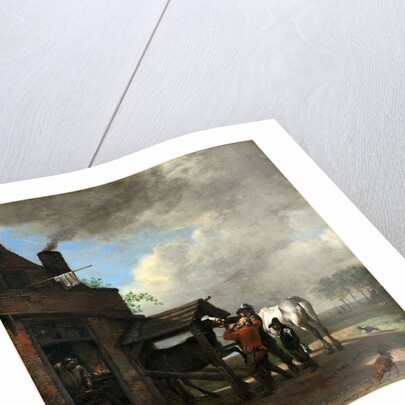 Dutch, A Farrier's Shop, 1648 by Paulus Potter
