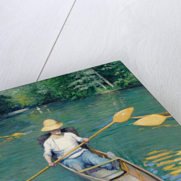 Skiffs, 1877 by Gustave Caillebotte