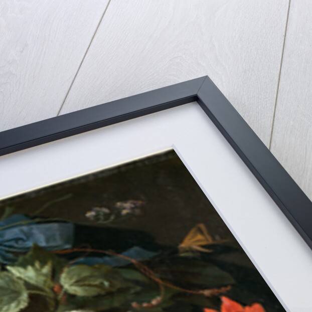 German, A Hanging Bouquet of Flowers, probably 1665-1670 by Abraham Mignon