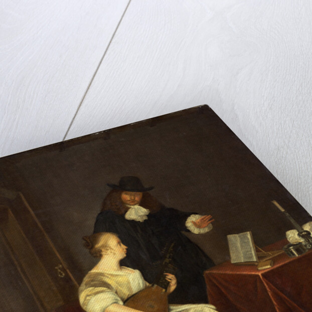 The Music Lesson, c. 1670 by Studio of Gerard ter Borch the Younger