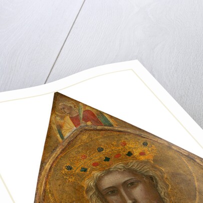 Italian, Madonna and Child with Saint Mary Magdalene and Saint Catherine right panel by Pietro Lorenzetti