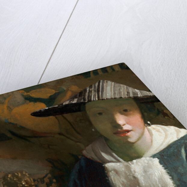 Dutch, Girl with a Flute, probably 1665-1670 by Johannes Vermeer