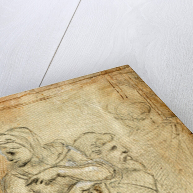 Italian, Two Draped Women Standing on Either Side of a Herm by Filippino Lippi