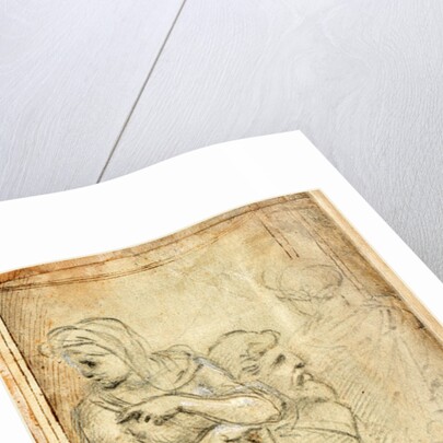 Italian, Two Draped Women Standing on Either Side of a Herm by Filippino Lippi