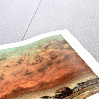 The Black Rocks at Trouville by Gustave Courbet