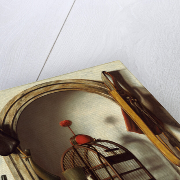 Dutch, Niche with Falconry Gear, probably 1660s by Christoffel Pierson