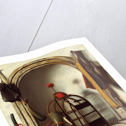 Dutch, Niche with Falconry Gear, probably 1660s by Christoffel Pierson