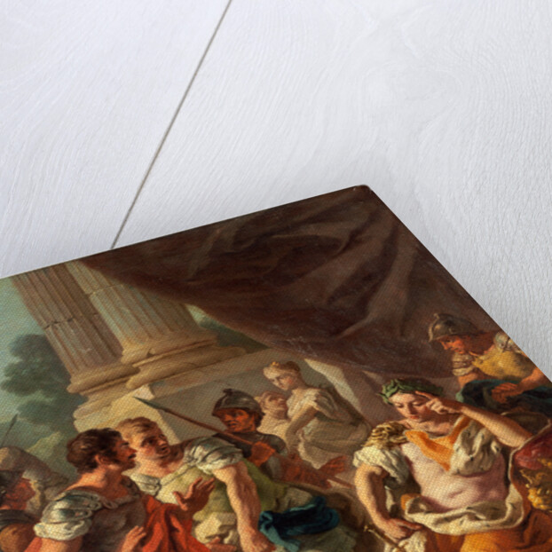 Alexander Condemning False Praise, 1760s by Francesco de Mura