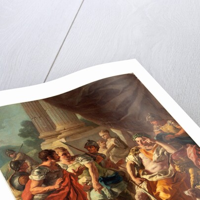 Alexander Condemning False Praise, 1760s by Francesco de Mura