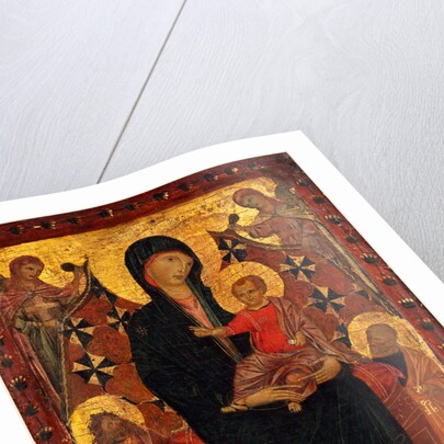 Italian, Madonna and Child with Saint John the Baptist and Saint Peter, probably c. 1290 by Cimabue