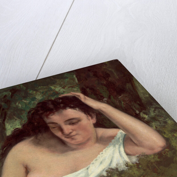 A Young Woman Reading by Gustave Courbet