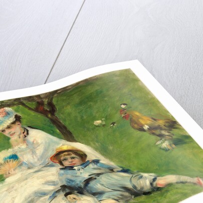 Madame Monet and Her Son, 1874 by Auguste Renoir