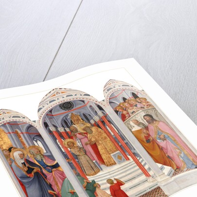 Italian, The Presentation of the Virgin, c. 1400, tempera on wood transferred to hardboard by Paolo di Giovanni Fei