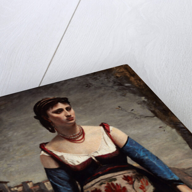 Agostina, 1866 by Jean-Baptiste-Camille Corot