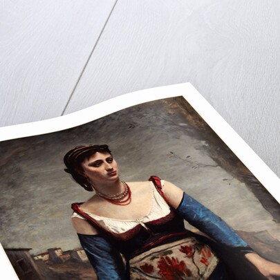 Agostina, 1866 by Jean-Baptiste-Camille Corot