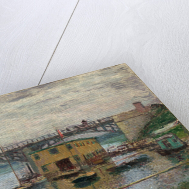 Bridge at Argenteuil on a Gray Day, c. 1876 by Claude Monet