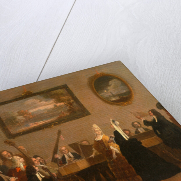 Rehearsal of an opera by Marco Ricci