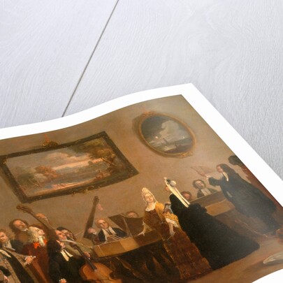 Rehearsal of an opera by Marco Ricci