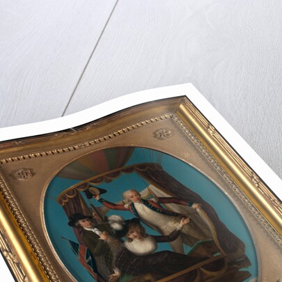 Captain Vincenzo Lunardi with his Assistant George Biggin, and Mrs. Letitia Anne Sage, in a Balloon by John Francis Rigaud