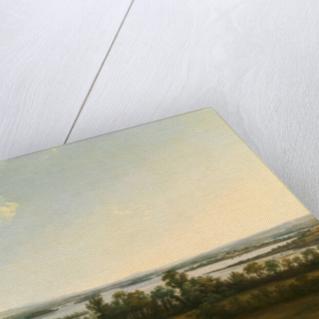 Lough Erne from Knock Ninney, with Bellisle in the distance by Thomas Roberts