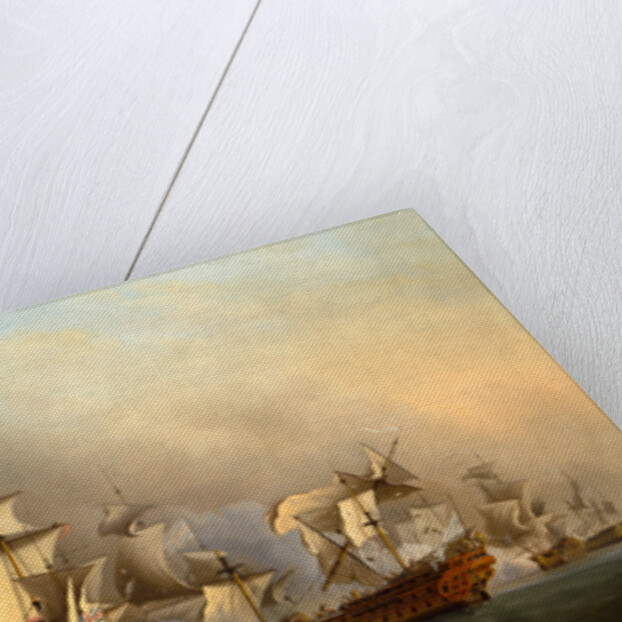 Vice Admiral Sir George Anson's Victory off Cape Finisterre by Samuel Scott