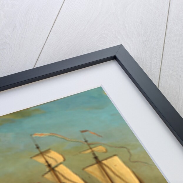 Shipping off Dover Shipping off an Imaginary View of Dover, by Samuel Scott