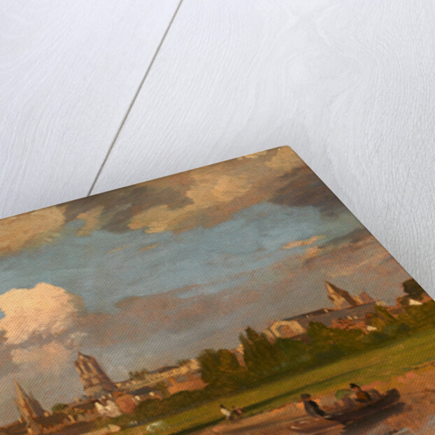 Oxford from the River with Christ Church in the Foreground View of Oxford by William Turner of Oxford