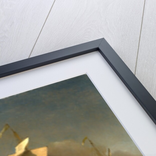 An Action off the Barbary Coast with Galleys and English Ships by William van de Velde the Younger