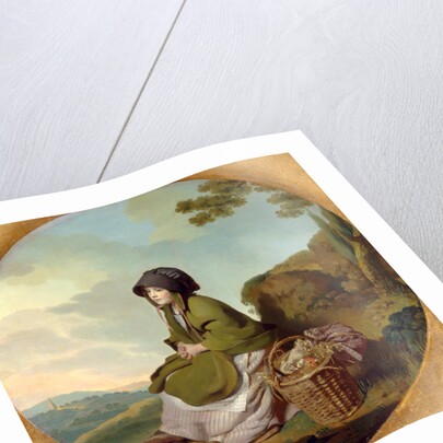 The Market Girl The Silver Age Inscription out of reach by Henry Walton