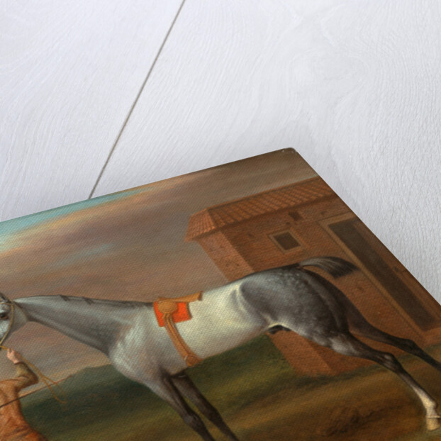 Lamprey, with His Owner Sir William Morgan, at Newmarket Lamprey at Newmarket by John Wootton