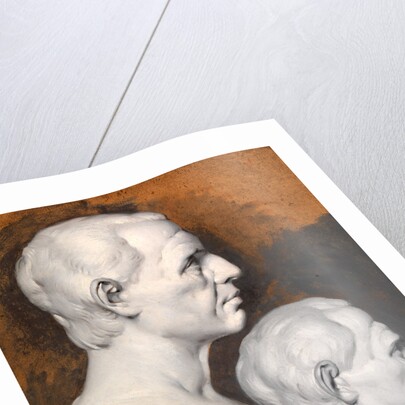 Studies of a Classical Bust A Study after an Antique Bust in Two Positions by Joseph Wright of Derby