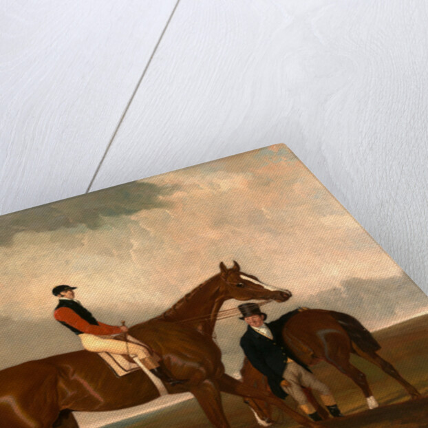 Elis at Doncaster, Ridden by John Day, with his Van in the Background by Abraham Cooper