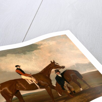 Elis at Doncaster, Ridden by John Day, with his Van in the Background by Abraham Cooper