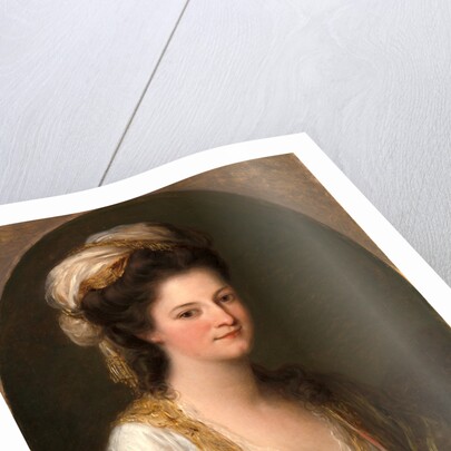 Portrait of a woman, traditionally identified as Lady Hervey by Angelica Kauffmann