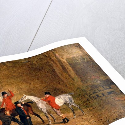 Foxhunting Scene Fox Hunting: Two Gentlemen with a Groom The Englington Brothers by Benjamin Marshall