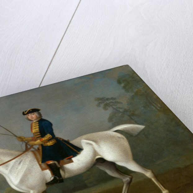 Sir Roger Burgoyne Riding 'Badger' Sir Roger Buroyne Upon His Favourite Horse Badger, With His Bitch Juno by James Seymour