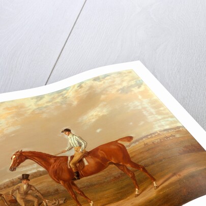 Euphrates 'Euphrates' with Thomas Whitehurst up, and his trainer, Mr. W. Dilly by William Webb